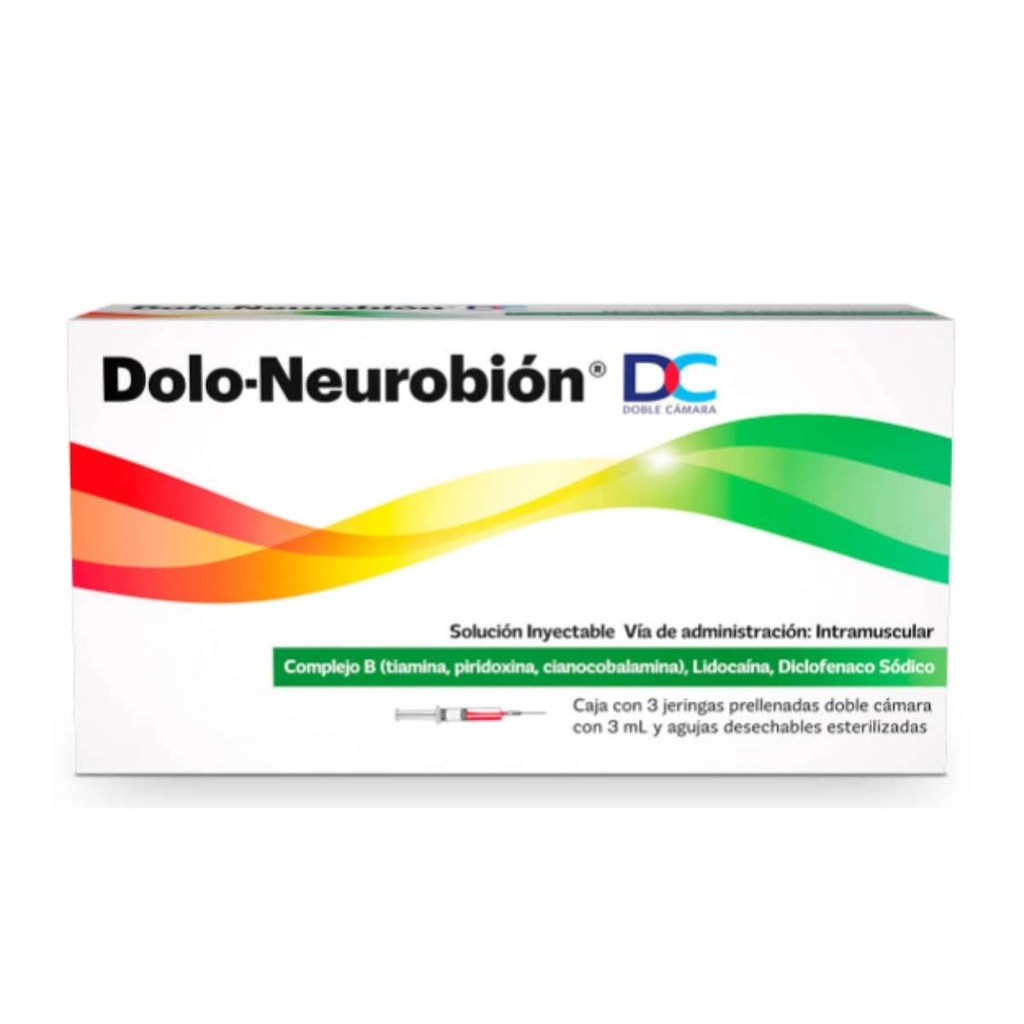 DOLO NEUROBION DC SOL. INY. IM