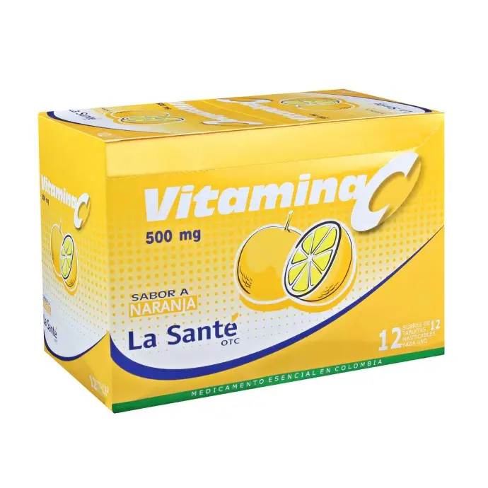 VITAMINA C NARANJA X 12 LA SANTE