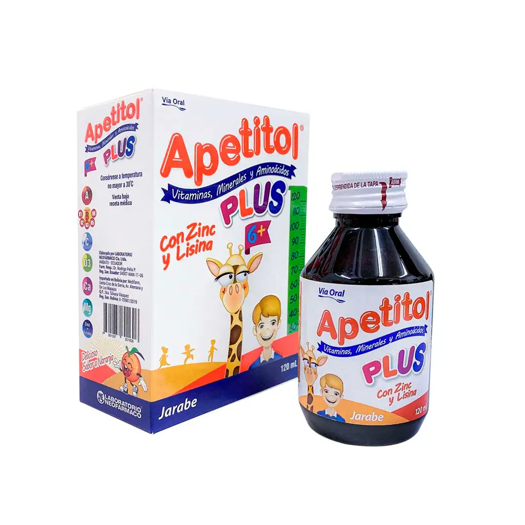 APETITOL PLUS JBE 120 ML