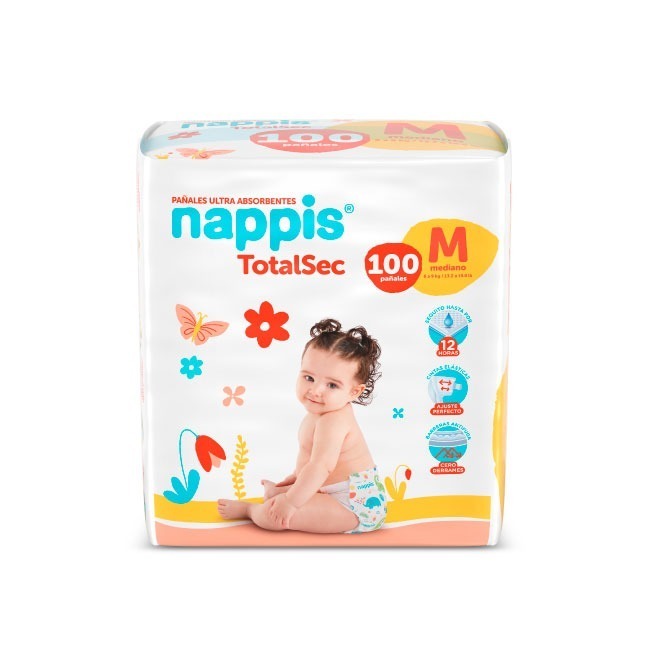 NAPPIS PANAL TOTAL SEC M X 100