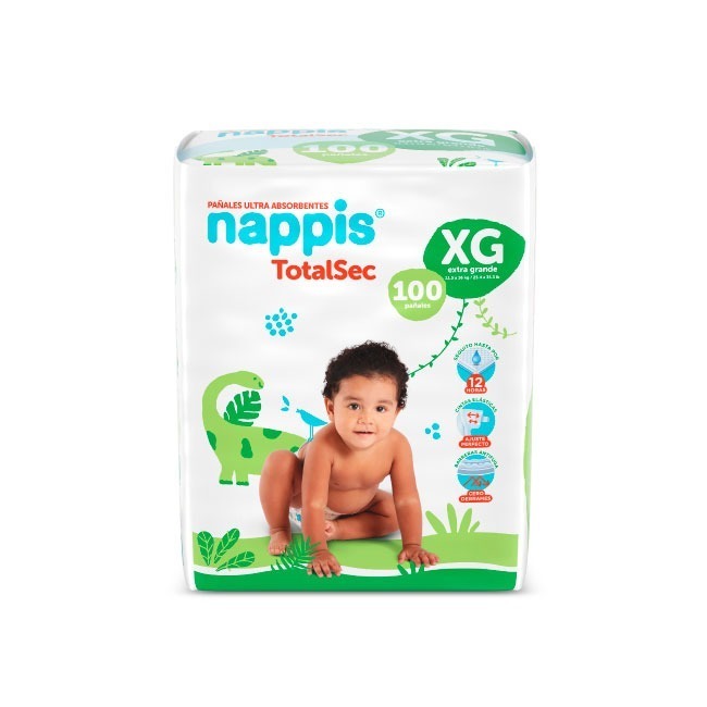 NAPPIS PANAL TOTAL SEC XG X 100