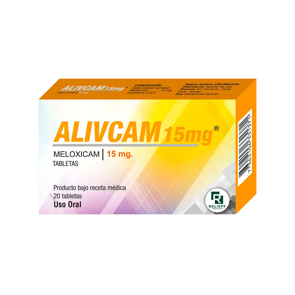 ALIVCAM TAB 15 MG