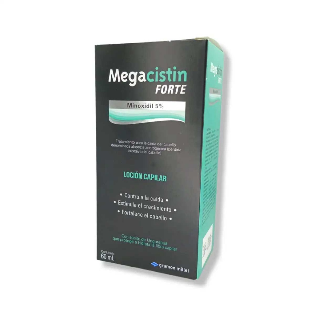 MEGACISTIN FORTE LOCION CAPILAR 5% 60 ML