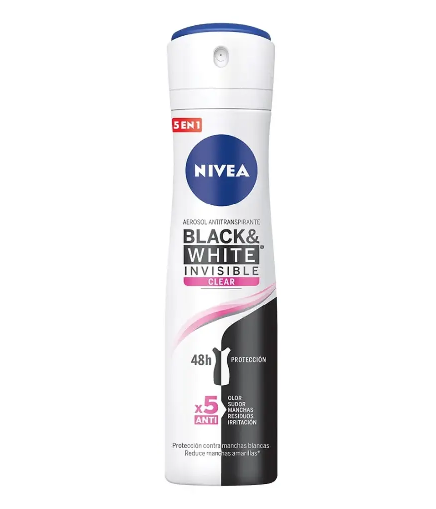 NIVEA SPRAY FEM INVISIBLE BLACK Y WHITE