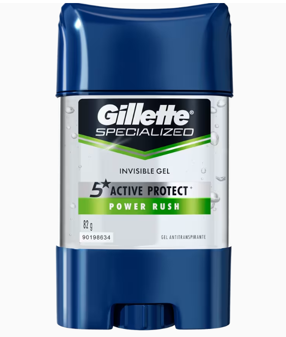 GILLETTE AP GEL POWER RUSH 82G