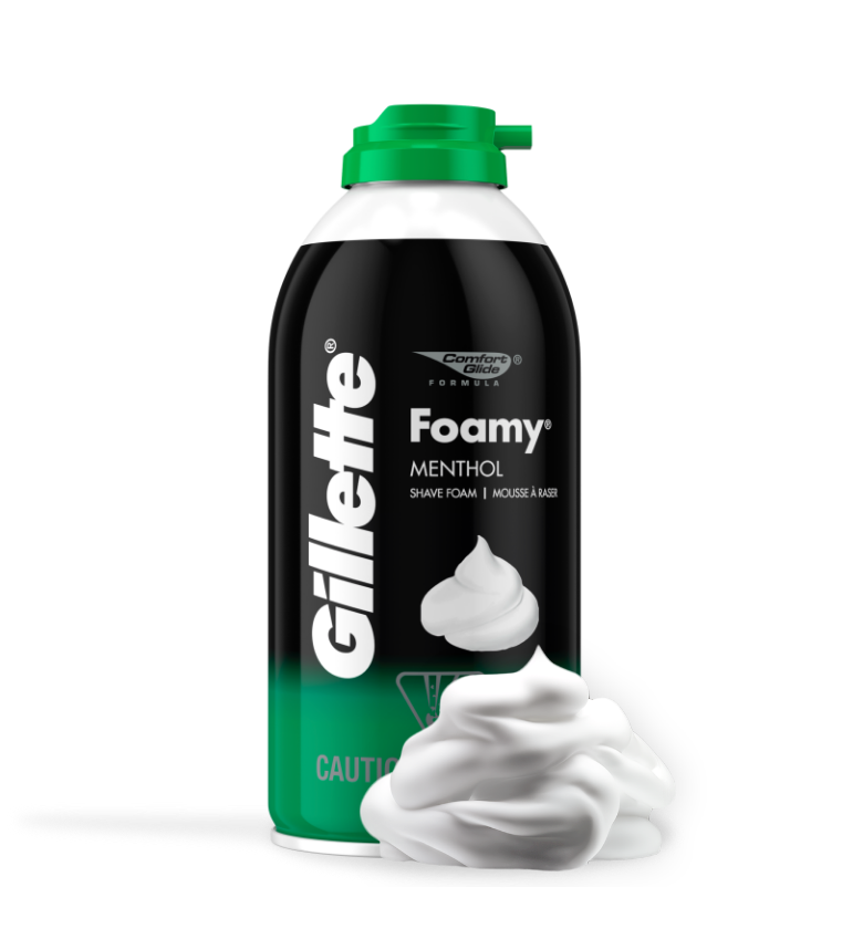 GILLETTE ESPUMA AFEI FOAMY MENTOL 312G