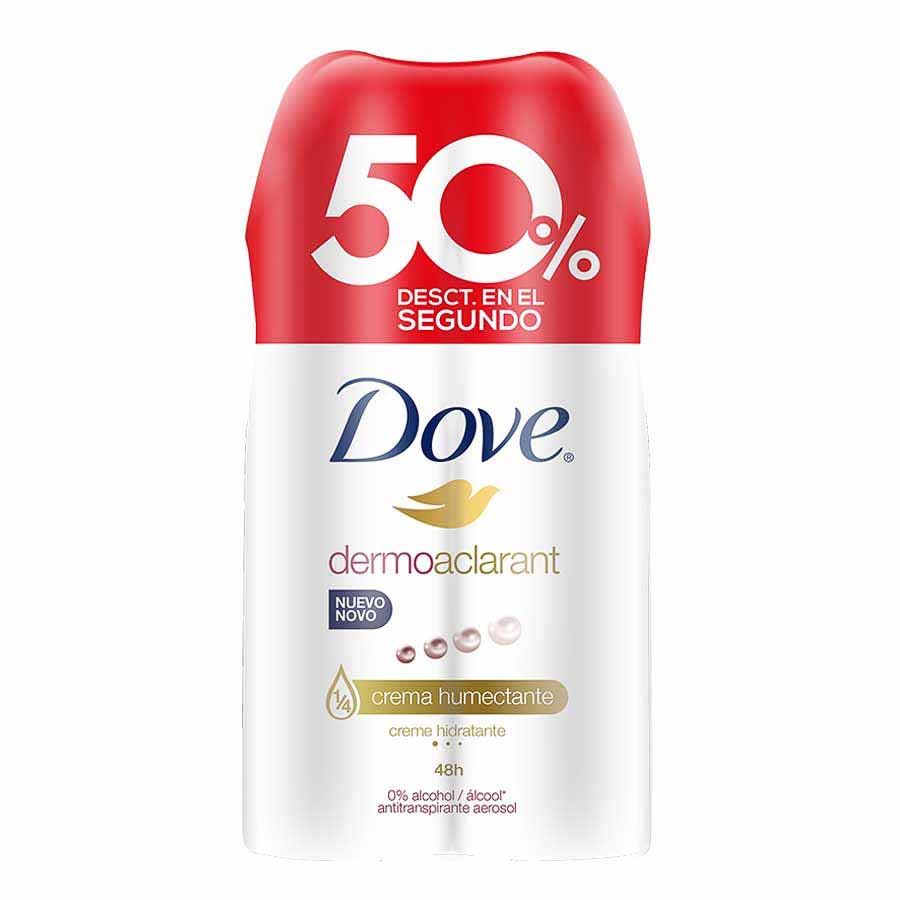 DOVE SPRAY DERMOACLARANT TONO UNIFORME COMBO X 2