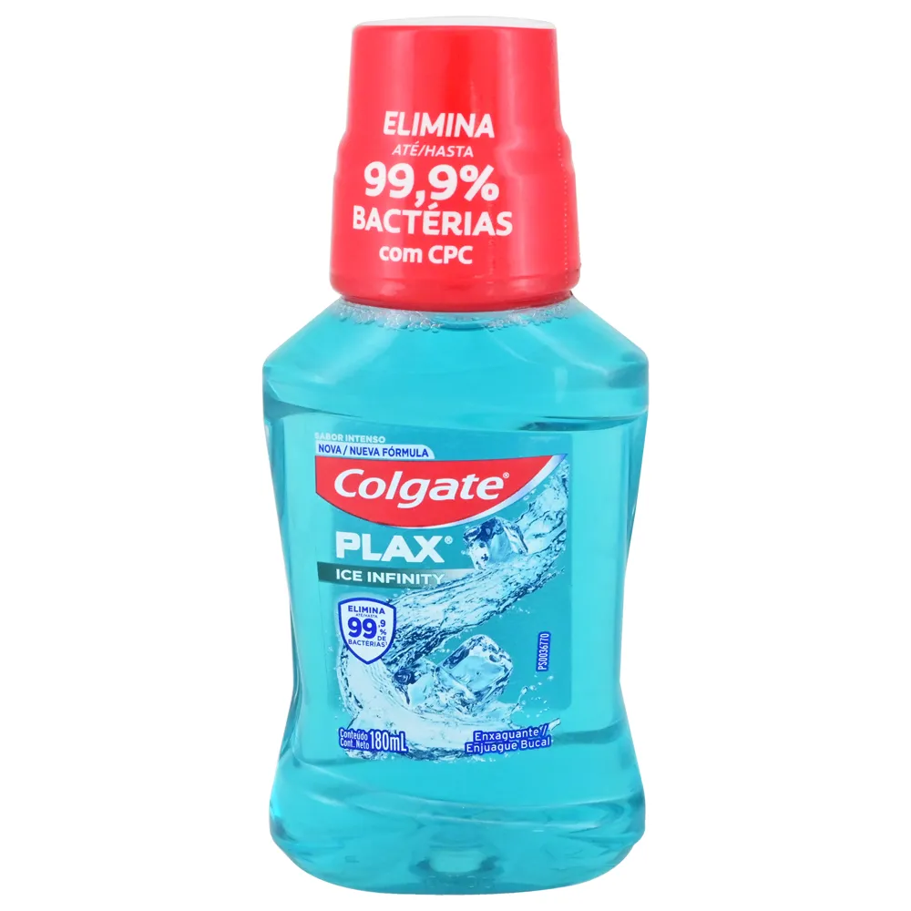 COLGATE ENJUAGUE BUCAL PLAX INFINITY 180 ML