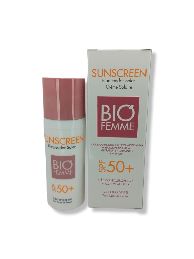 BIOFEMME BLOQUEADOR SOLAR SPF50+