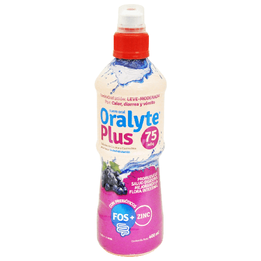 [7862119360375] ORALYTE PLUS 75 UVA+ZINC 400 ML