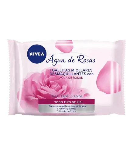 [4005900977281] NIVEA MICELAR TOALLITAS DESMAQUILLANT ROSAS X 25