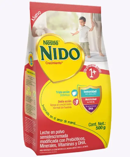 [7861001240146] NIDO CRECIMIENTO DHA +1 500 G FUNDA