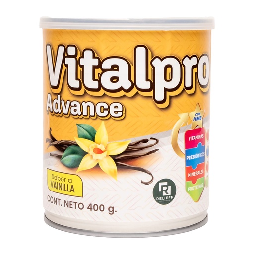 [7862106332149] VITALPRO ADVANCE VAINILLA 400G