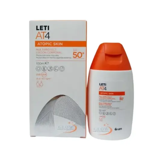 [8431166181852] LETI AT4 MULTIPROTECT LOCION SPF50+ 100 ML